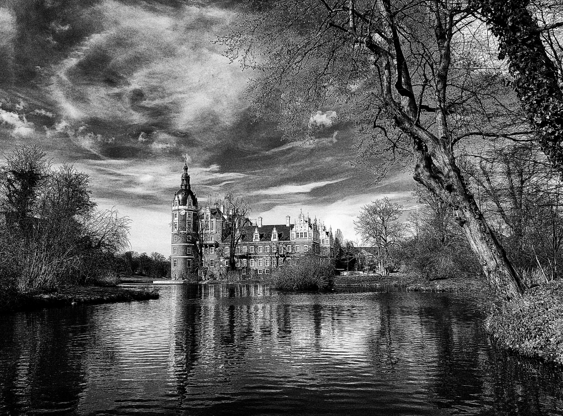 Schloss im Fürst-Pückler-Park in Bad Muskau